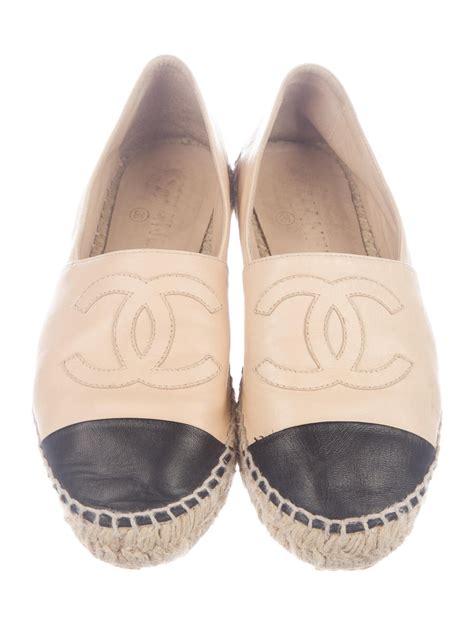 chanel leather espadrilles australia|chanel espadrilles neiman marcus.